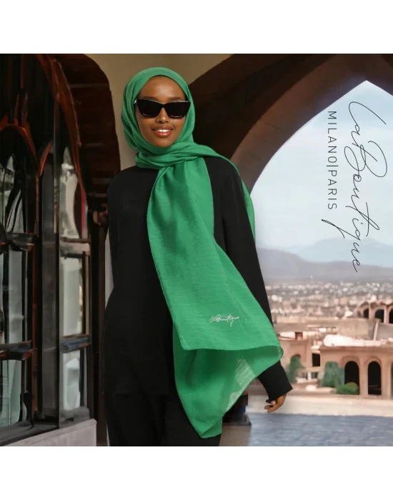 HERBAL BİTKİSEL ŞAL YEŞİL ELMA - 70X190