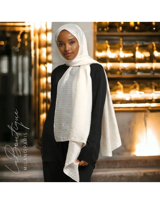 HERBAL BİTKİSEL ŞAL EKRU - 70X190