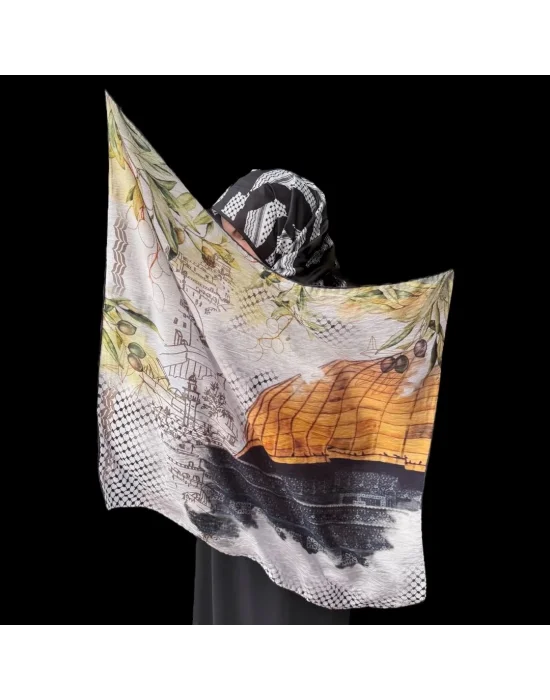 KEFİYE EŞARP F104 90X90 SOFT PAMUK