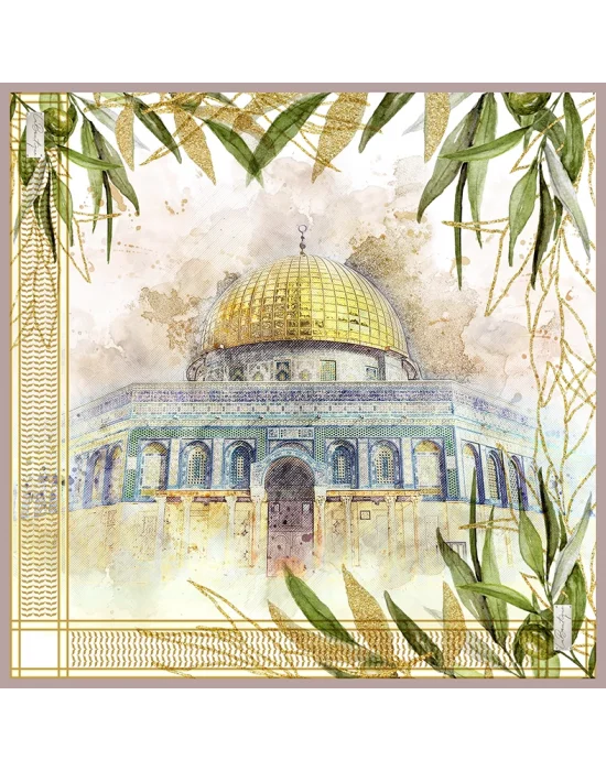 KEFİYE EŞARP F107 90X90 SOFT PAMUK