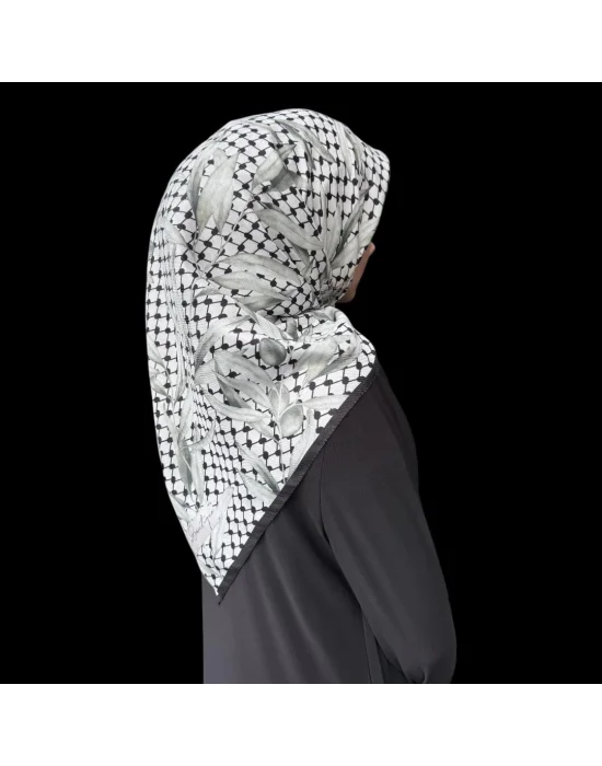 KEFİYE EŞARP F111-03 90X90 SOFT PAMUK