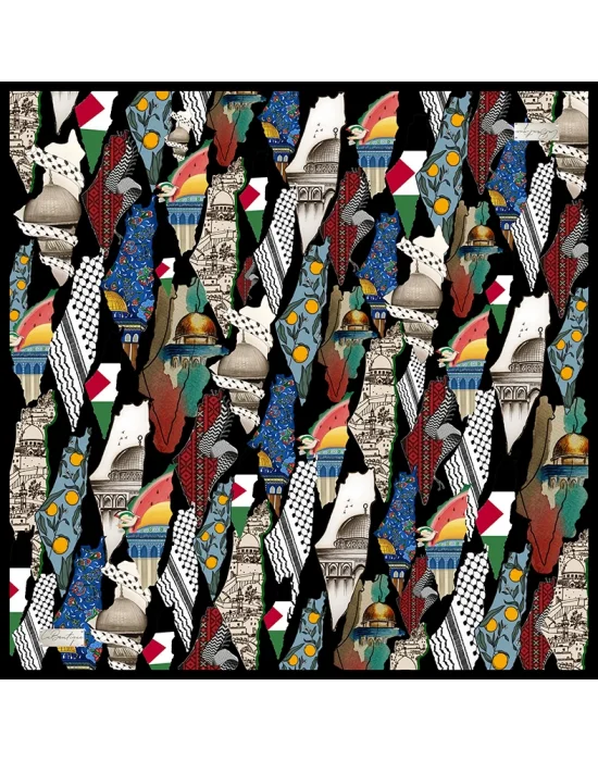 KEFİYE EŞARP F112-02 90X90 SOFT PAMUK