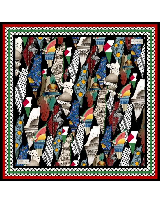 KEFİYE EŞARP F112-04 90X90 SOFT PAMUK