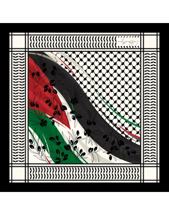 KEFİYE HERBAL BANDANA B/102 45X45