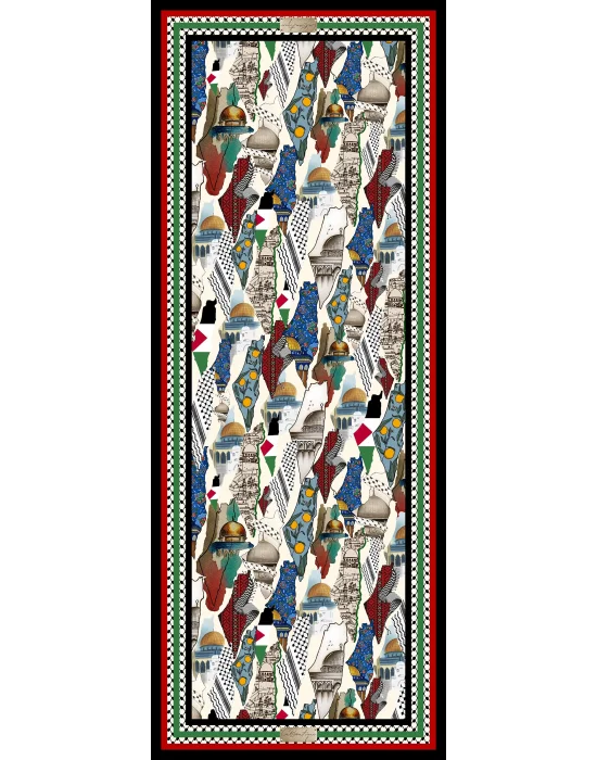 KEFİYE ŞAL F112-03 70X190 HERBAL/BİTKİSEL