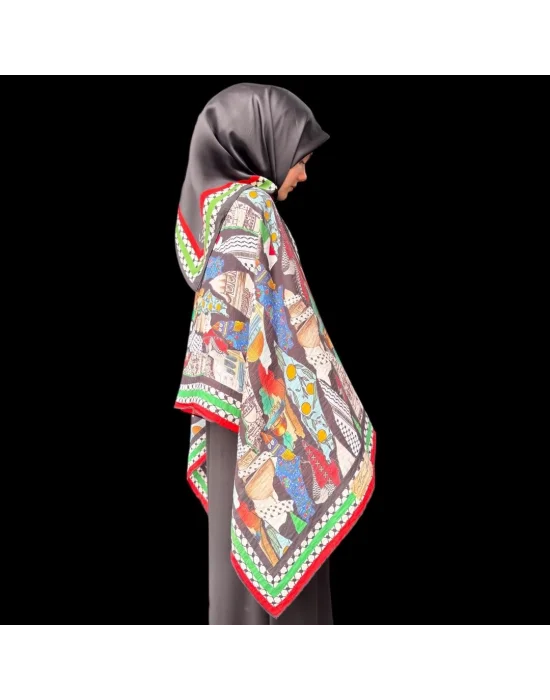 KEFİYE ŞAL F112-04 70X190 HERBAL/BİTKİSEL