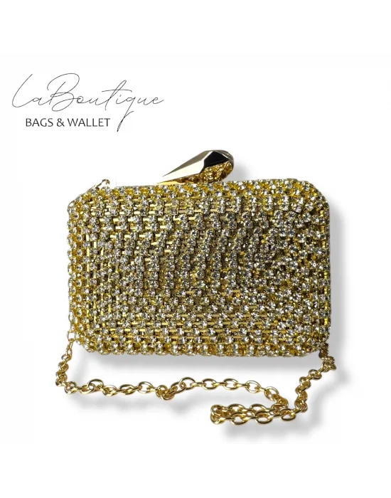 LB ABİYE ÇANTA 25-001 GOLD