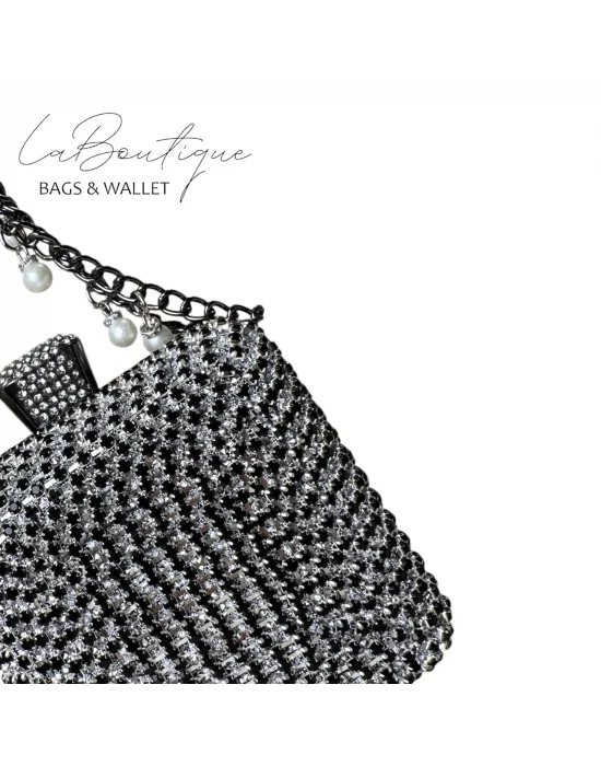 LB ABİYE ÇANTA 25-002 SİYAH