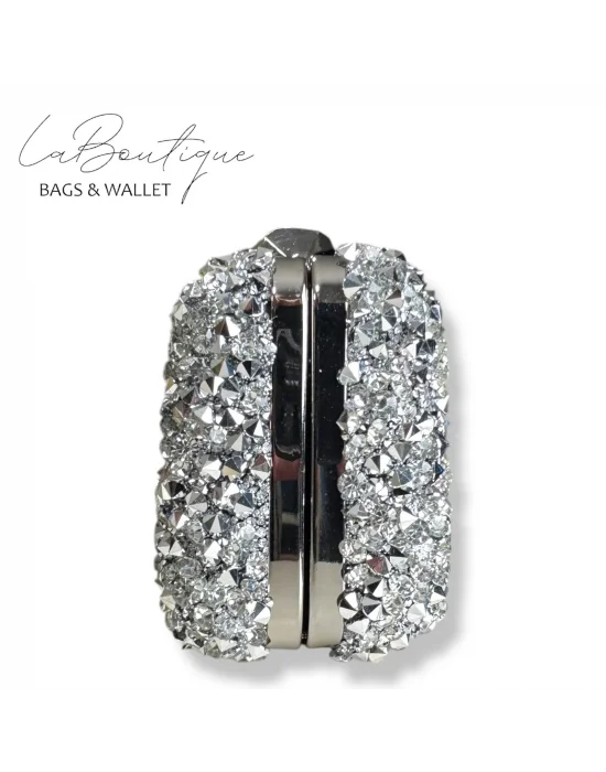 LB ABİYE ÇANTA 25-003 GÜMÜŞ