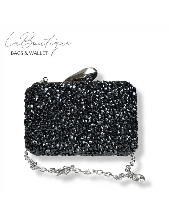 LB ABİYE ÇANTA 25-003 SİYAH