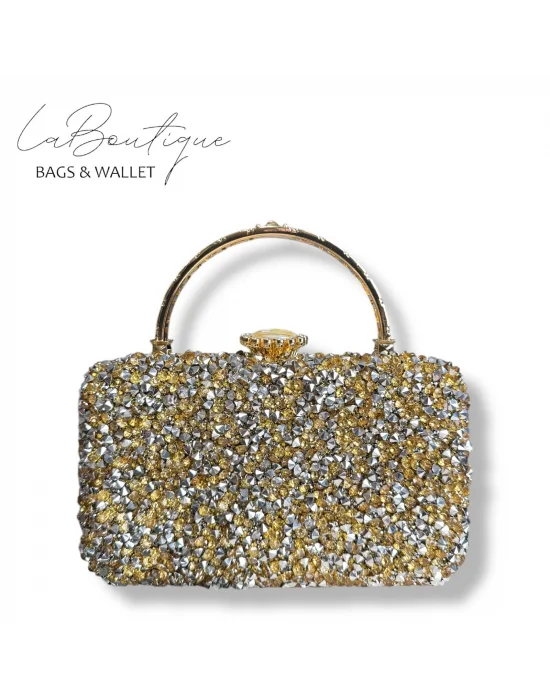 LB ABİYE ÇANTA 25-004 GOLD