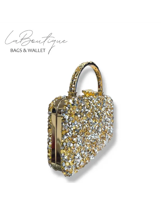 LB ABİYE ÇANTA 25-004 GOLD