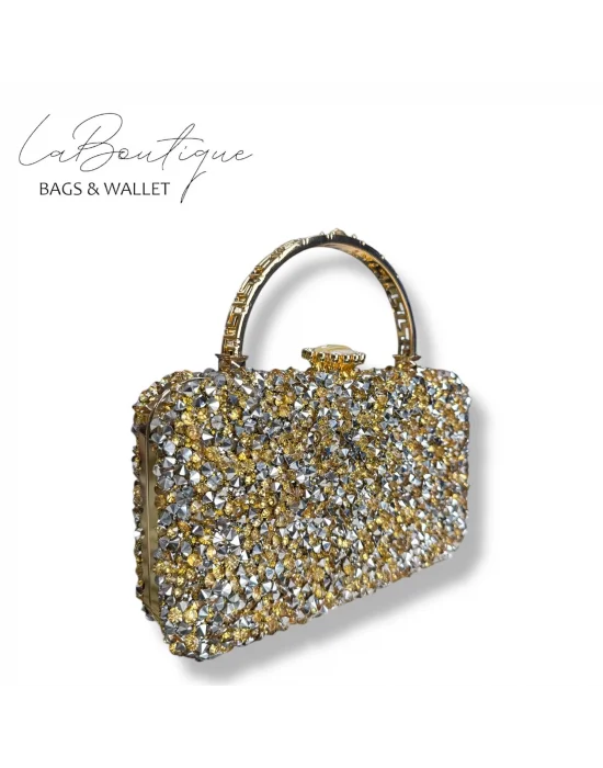 LB ABİYE ÇANTA 25-004 GOLD