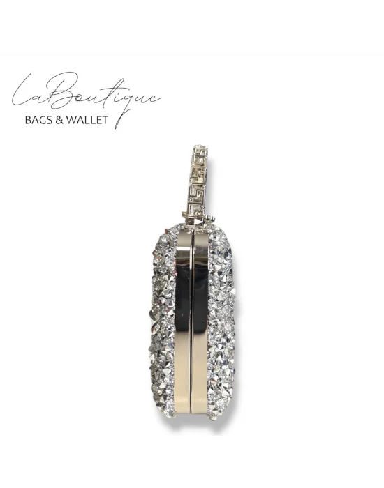 LB ABİYE ÇANTA 25-004 GÜMÜŞ