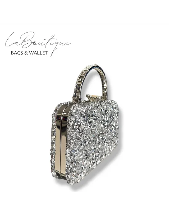 LB ABİYE ÇANTA 25-004 GÜMÜŞ