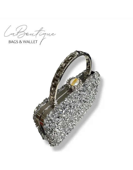 LB ABİYE ÇANTA 25-004 GÜMÜŞ