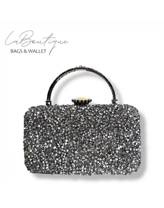 LB ABİYE ÇANTA 25-004 PLATİN