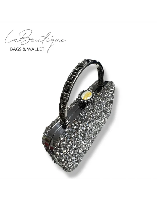 LB ABİYE ÇANTA 25-004 PLATİN