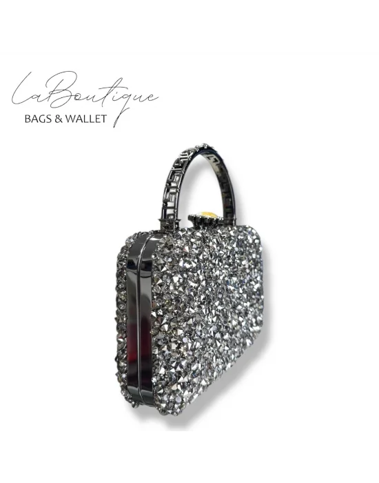 LB ABİYE ÇANTA 25-004 PLATİN