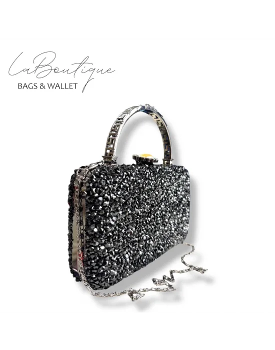 LB ABİYE ÇANTA 25-004 SİYAH