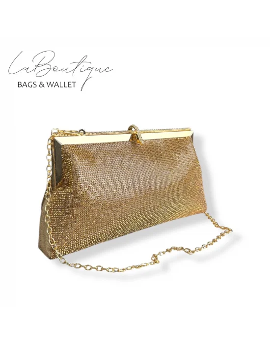 LB ABİYE ÇANTA 25-005 GOLD