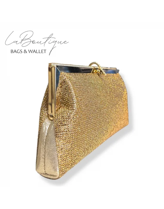 LB ABİYE ÇANTA 25-005 GOLD