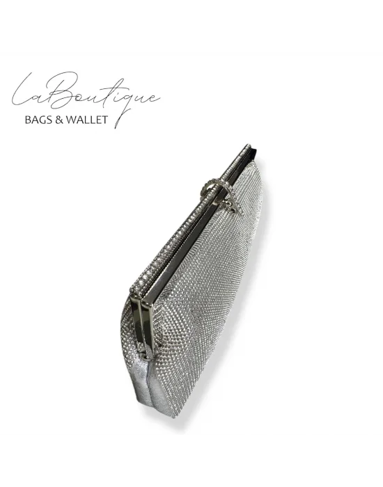 LB ABİYE ÇANTA 25-005 GÜMÜŞ