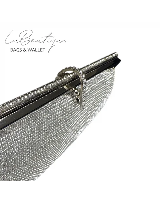 LB ABİYE ÇANTA 25-005 GÜMÜŞ