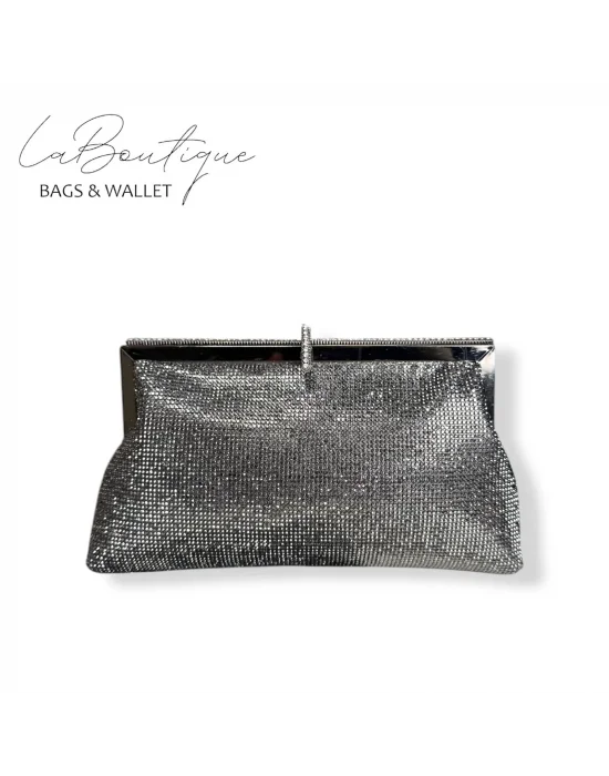 LB ABİYE ÇANTA 25-005 PLATİN