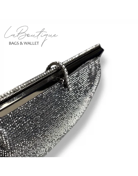 LB ABİYE ÇANTA 25-005 PLATİN