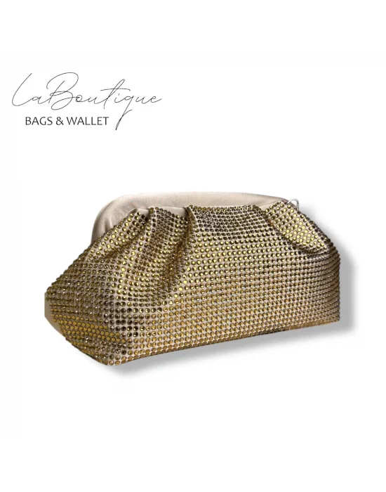 LB ABİYE ÇANTA 25-006 GOLD