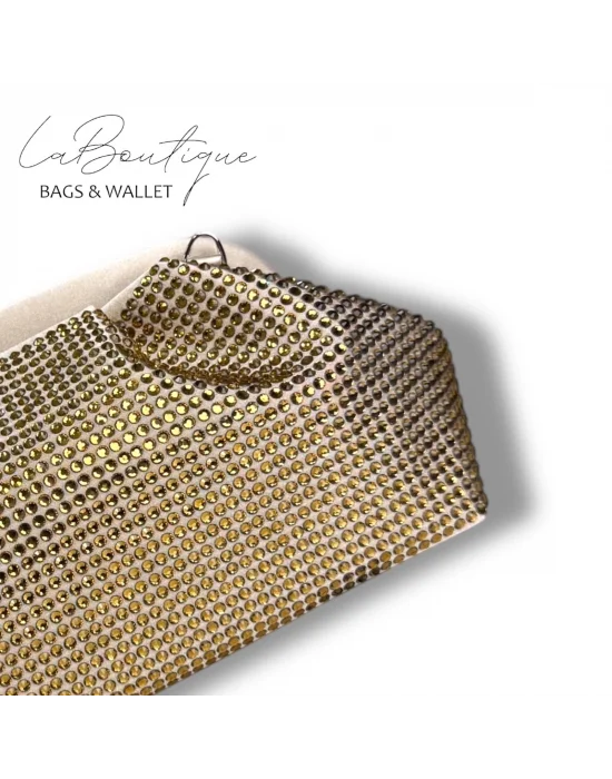 LB ABİYE ÇANTA 25-006 GOLD