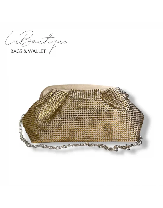 LB ABİYE ÇANTA 25-006 GOLD