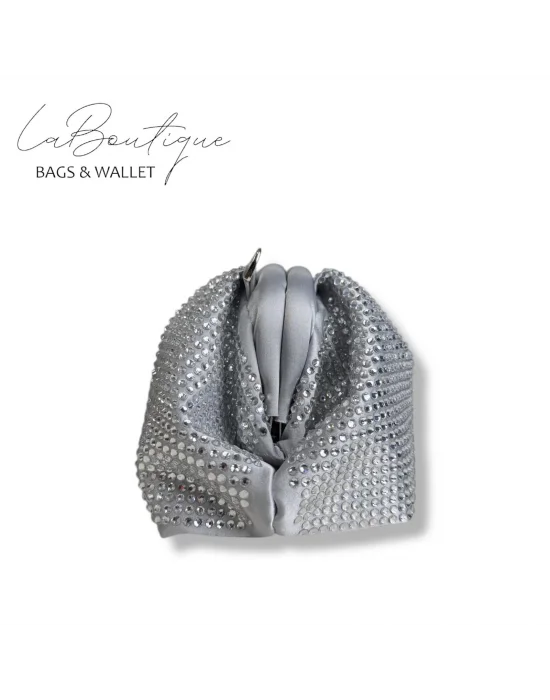 LB ABİYE ÇANTA 25-006 GÜMÜŞ