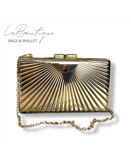 LB ABİYE ÇANTA 25-008 GOLD