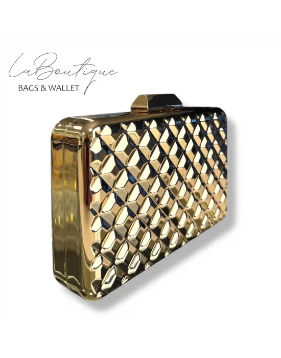 LB ABİYE ÇANTA 25-009 GOLD