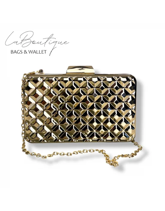 LB ABİYE ÇANTA 25-009 GOLD