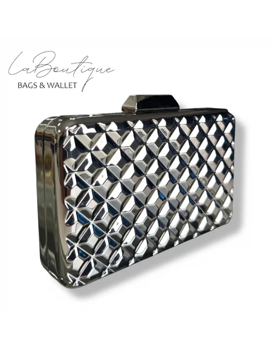 LB ABİYE ÇANTA 25-009 GÜMÜŞ