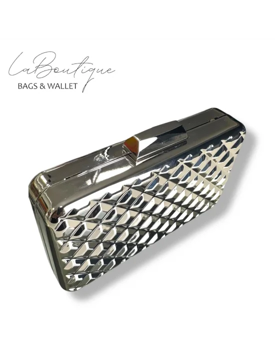 LB ABİYE ÇANTA 25-009 GÜMÜŞ