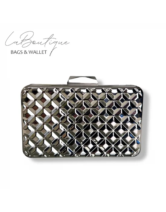 LB ABİYE ÇANTA 25-009 GÜMÜŞ