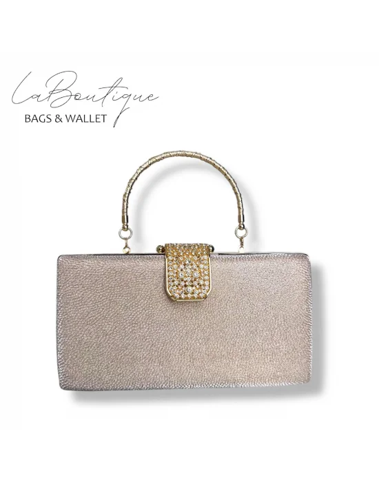 LB ABİYE ÇANTA 25-010 GOLD