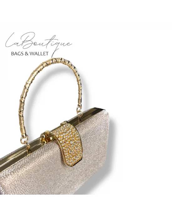 LB ABİYE ÇANTA 25-010 GOLD