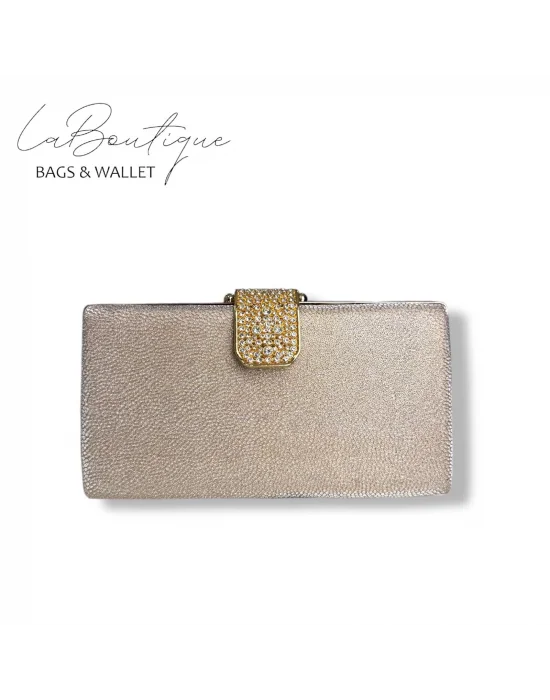 LB ABİYE ÇANTA 25-010 GOLD