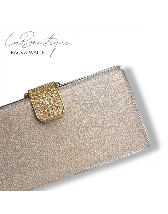 LB ABİYE ÇANTA 25-010 GOLD