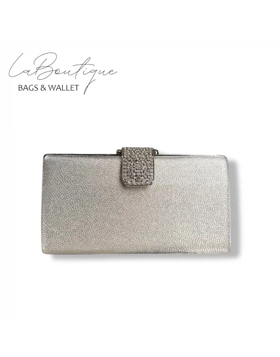 LB ABİYE ÇANTA 25-010 GÜMÜŞ