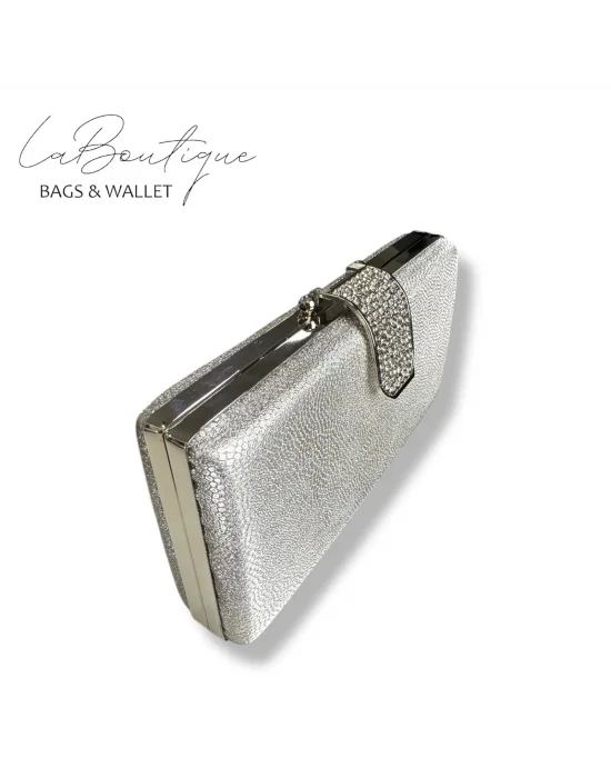 LB ABİYE ÇANTA 25-010 GÜMÜŞ