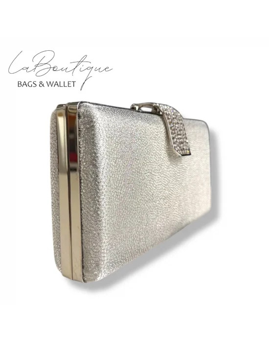 LB ABİYE ÇANTA 25-010 GÜMÜŞ