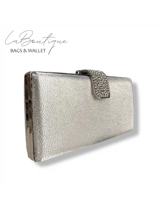 LB ABİYE ÇANTA 25-010 GÜMÜŞ