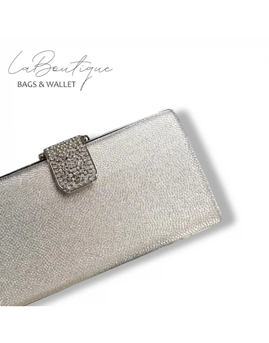 LB ABİYE ÇANTA 25-010 GÜMÜŞ