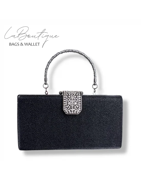 LB ABİYE ÇANTA 25-010 SİYAH